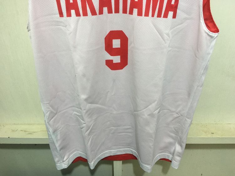 เสื้อกีฬา BasketBall (ใส่ได้2ด้าน) สีขาวกับแดง รูปที่ 4