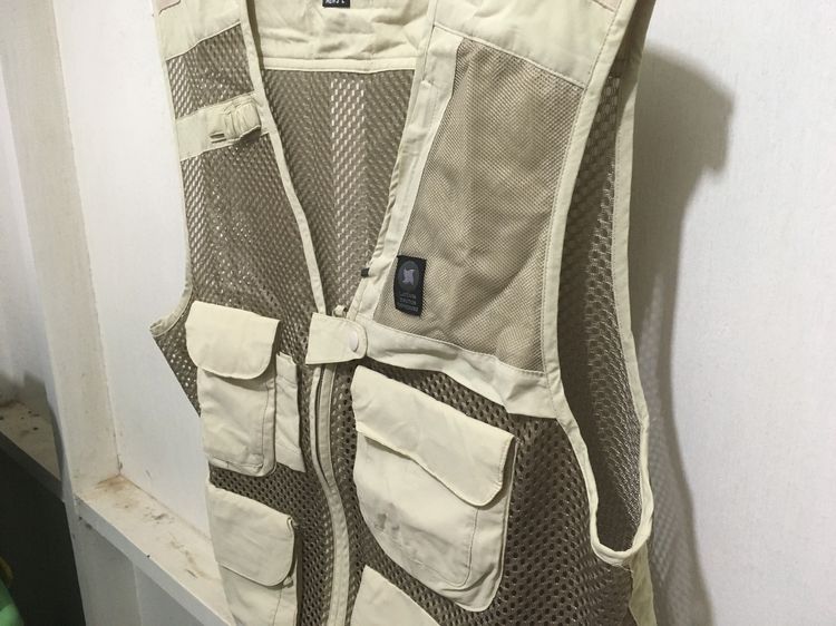 เสื้อกั๊ก(แจ็คเก็ตแขนกุด) แบรนด์ LATERRA สีกากี รูปที่ 5