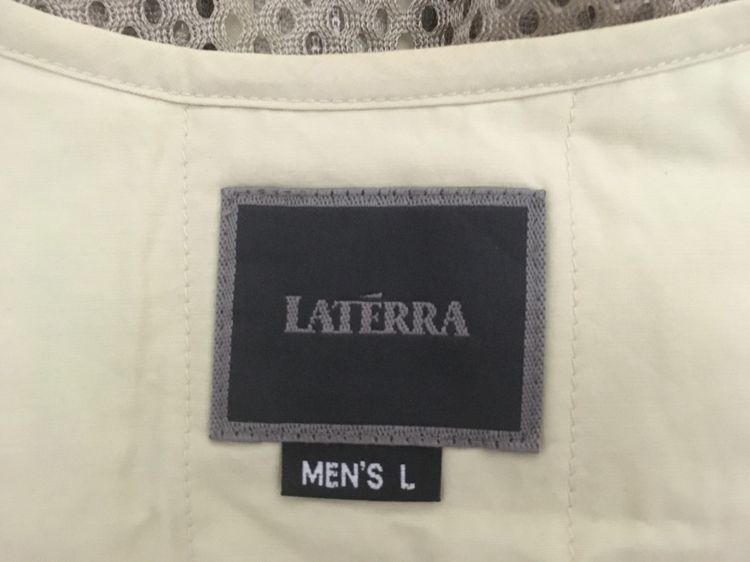 เสื้อกั๊ก(แจ็คเก็ตแขนกุด) แบรนด์ LATERRA สีกากี รูปที่ 7