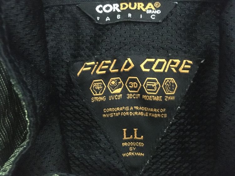 เสื้อกั๊ก(แจ็คเก็ตแขนกุด) แบรนด์ FieldCore สีเขียวตัดดำ รูปที่ 8