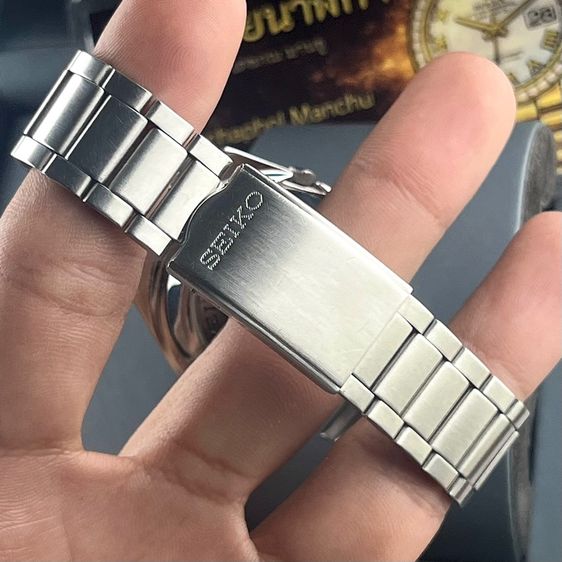 Seiko 5 Automatic Stainless Steel Cal.7S26 Navy Blue Date Dial With Box รูปที่ 15