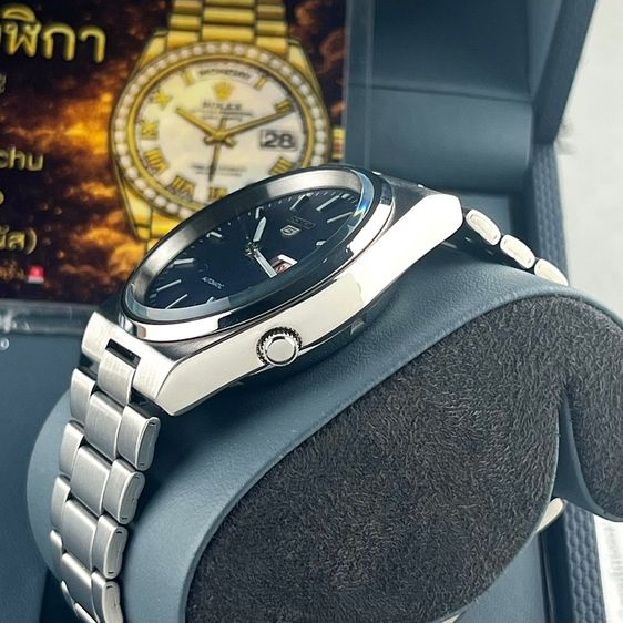 Seiko 5 Automatic Stainless Steel Cal.7S26 Navy Blue Date Dial With Box รูปที่ 9