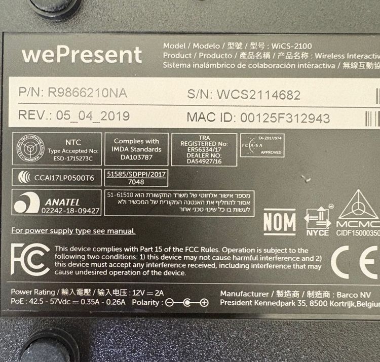 WePresent WICS-2100 รูปที่ 4