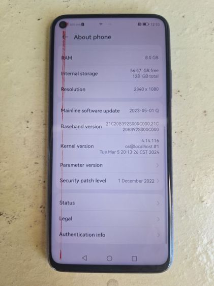 ขายโทรศัพย์หัวเว่ย โนวา5ทีราคาถูกมาก รูปที่ 4