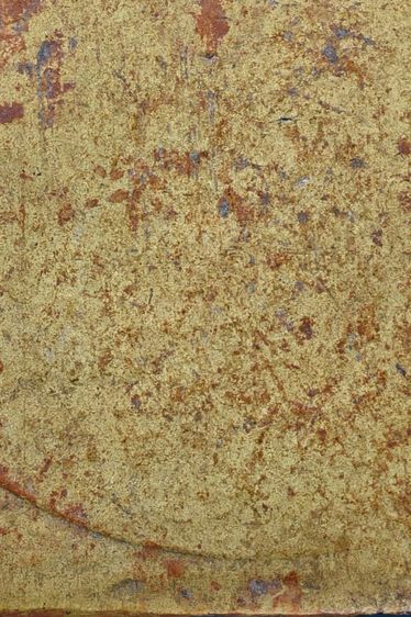 พระรูปเหมือนปั๊มหลังเตารีดหลวงพ่อพรหม วัดข่องแค หลังวงเดือนปี 16 เนื้อทองฝาบาตร เก่ามาก รูปที่ 8