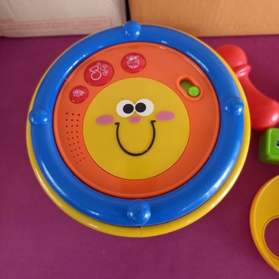 กลองของเล่น มีเสียงดนตรี ยี่ห้อ Chicco รูปที่ 6