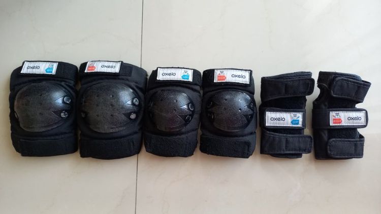 ชุดป้องกันอินไลน์สเกต 6 ชิ้น ยี่ห้อดีแคทลอน มือสอง รูปที่ 3