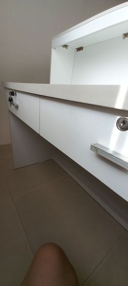 โต๊ะเคาน์เตอร์ไม้ 2 ชั้น มีลิ้นชัก 2 ช่อง รูปที่ 7