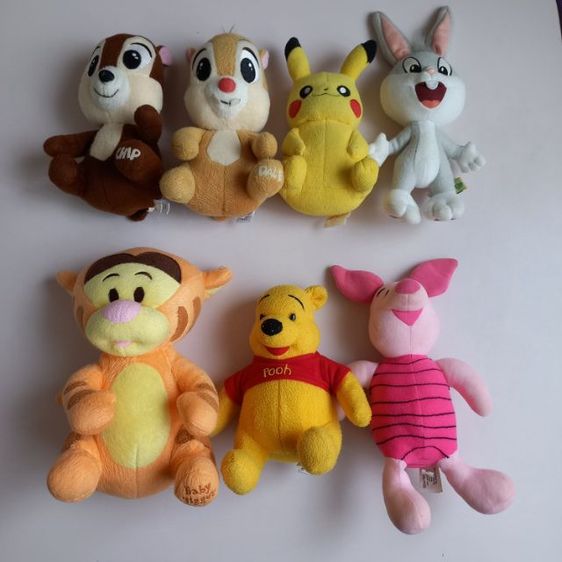 ตุ๊กตาผ้าขน ตุ๊กตา Disney (มีลิขสิทธิ์) รวม 7 ตัว