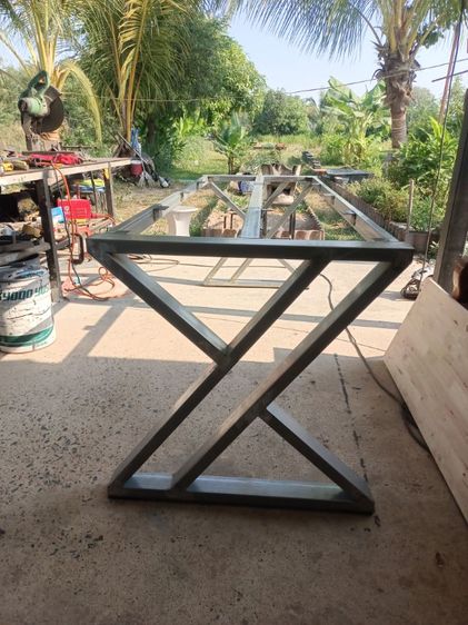 โต๊ะกินข้าว ขนาดใหญ่ แฮนด์เมด ตามสั่ง สูง 70 กว้าง 80 ยาว 150 รูปที่ 4