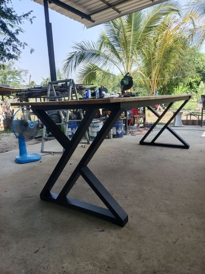 โต๊ะกินข้าว ขนาดใหญ่ แฮนด์เมด ตามสั่ง สูง 70 กว้าง 80 ยาว 150 รูปที่ 3