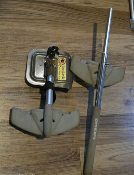 ก้านล็อคพวงมาลัยรถยนต์ ยี่ห้อ ARMOUR WARRIOR ปลอดภัยไร้กังวล  รูปที่ 3