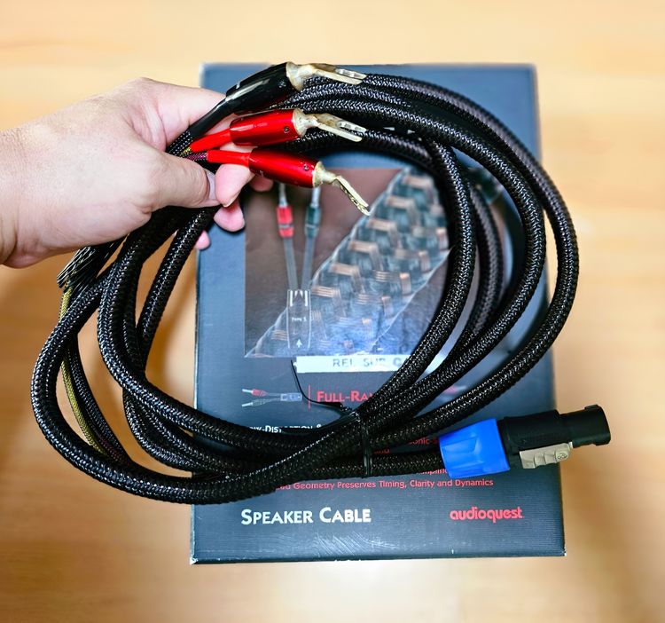 ขาย AudioQuest Type 5 REL Sub Cable 3 เมตร หัว Banana 500 แท้ ของแท้ซื้อจากร้านปิยะนัส รูปที่ 3