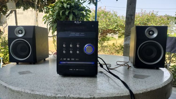 เครื่อง ดีวีดี พร้อมลำโพง AJ