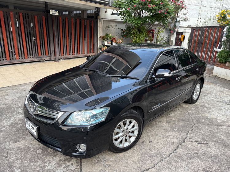 Toyota Camry 2012 2.4 Hybrid Sedan ไฮบริด เกียร์อัตโนมัติ ดำ รูปที่ 2