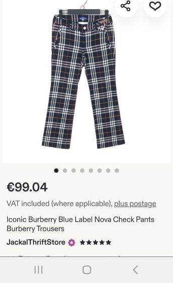Burberry London Blue Label Nova Check Women Pants Size 36 เอวต่ำ


รอบเอววัดได้ 29นิ้ว ควรเผื่อไซส์ 2 ไซส์

 รูปที่ 11