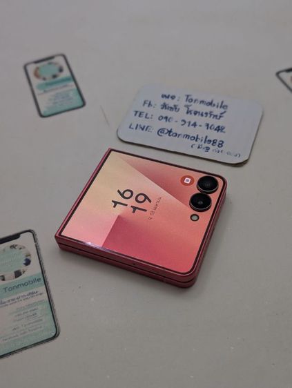 Samsung Galaxy Z Flip 7 256 GB ศูนย์ไทย สภาพสวย อุปกรณ์ครบยกกล่อง ประกันยาว มี Samsung Care ขาดสมุดคู่มือ เพียง 16,990 บาท เท่านั้น ครับ รูปที่ 4