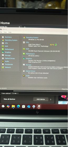 HP EliteBook 840 G11 Core Ultra 5 RAM 32GB SSD 512GB บางเบา ตัวท็อปสายทำงาน รูปที่ 10