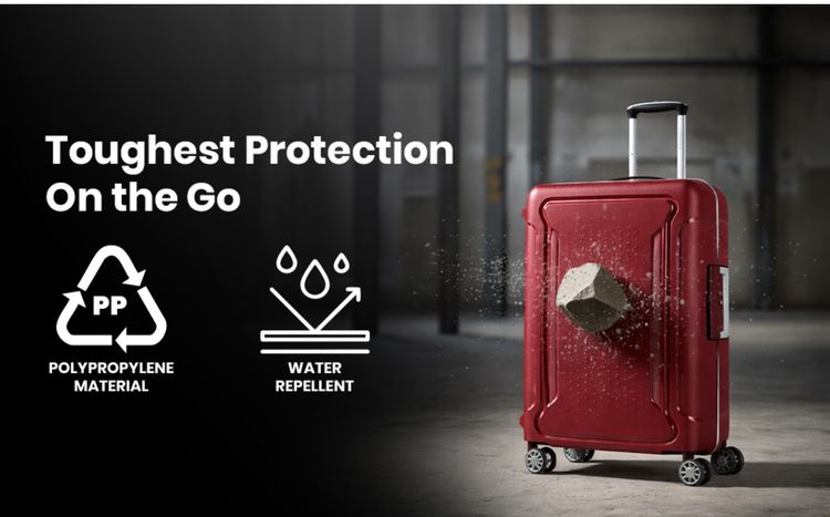 กระเป๋าเดินทาง American Tourister รุ่นท๊อป Tribus Spinner 29 นิ้ว วัสดุ PP แข็งแรงทนทานมาก ล้อลื่นนุ่มเงียบ ซื้อจากเซ็นทรัล 8 พัน ขายถูก รูปที่ 12