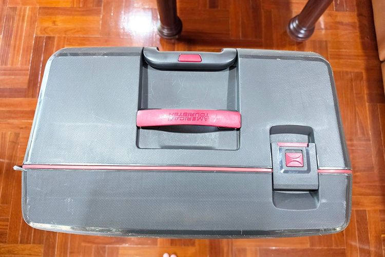 กระเป๋าเดินทาง American Tourister รุ่นท๊อป Tribus Spinner 29 นิ้ว วัสดุ PP แข็งแรงทนทานมาก ล้อลื่นนุ่มเงียบ ซื้อจากเซ็นทรัล 8 พัน ขายถูก รูปที่ 2