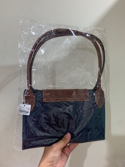 LONGCHAMP แท้ Le Pliage Size M หูยาว สี Marine  รูปที่ 2