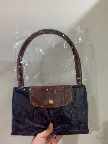 LONGCHAMP Le Pliage Size M หูยาว  สี Bilberry 