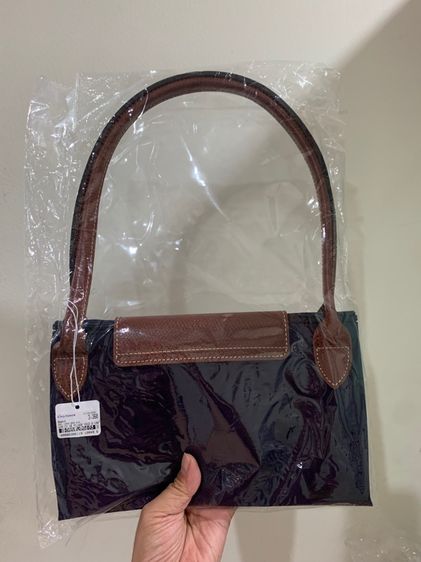 LONGCHAMP Le Pliage Size M หูยาว  สี Bilberry  รูปที่ 2