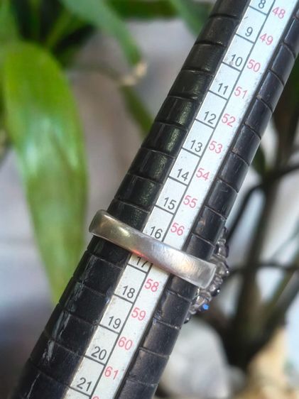 📌แหวนเงินแท้ พลอยแท้อเมทิสต์ 💜ไซส์ 57 รูปที่ 6