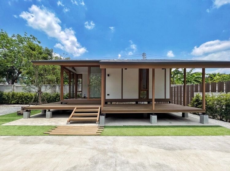 🏠ขายบ้านสำเร็จรูป บ้านโมดูลาร์ สตูดิโอ 1ห้องน้ำ และระเบียงในตัว รับสร้างทั่วประเทศ🪴