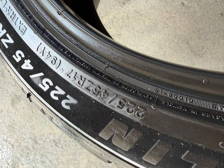 ยางMICHELIN225-45-17 ปี24 ปีแท้ ใส่แทน 215-45-17 ได้เลยจ้า รูปที่ 8