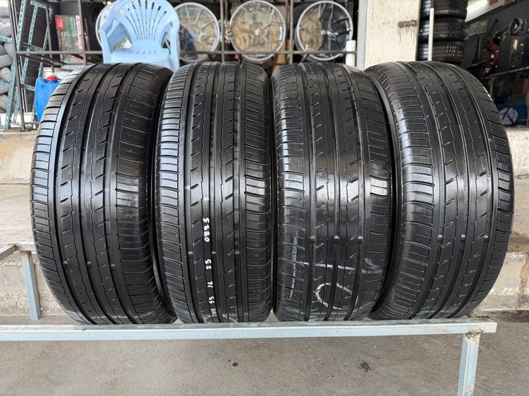 ยางYOKOHAMA215-55-16 ปี25 ปีแท้ ใส่แทน 205-55-16 ได้เลยจ้า