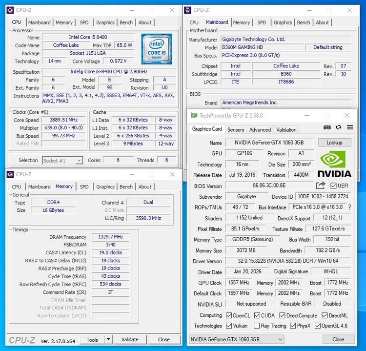 ❇️คอมพิวเตอร์PCทำงาน ตัดต่อ แคสเกมแรงๆ❇️SET I5 8400❇️RAM 16G❇️GTX 1060❇️SSD รูปที่ 8