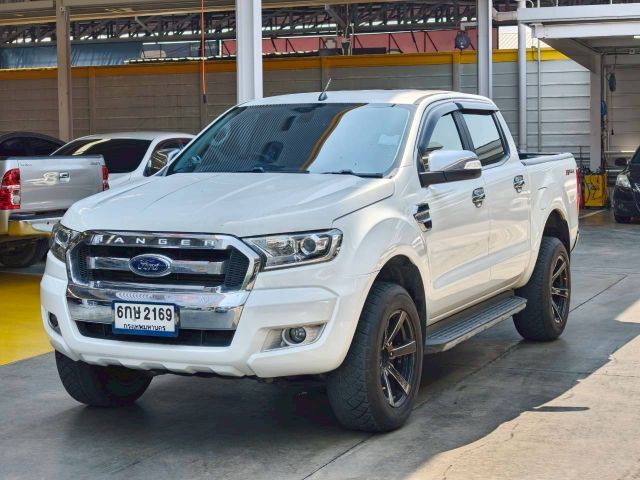 Ford Ranger 2017 2.2 Hi-Rider XLT Pickup ดีเซล ไม่ติดแก๊ส เกียร์ธรรมดา ขาว รูปที่ 3