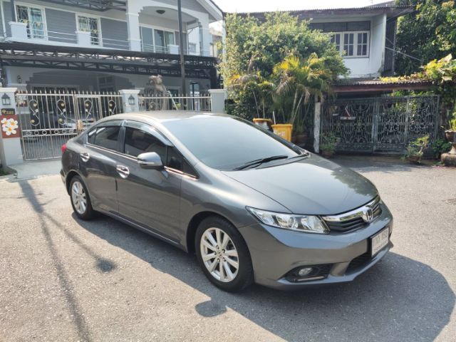 Honda Civic 2012 1.8 E i-VTEC Sedan เบนซิน LPG เกียร์อัตโนมัติ เทา รูปที่ 3