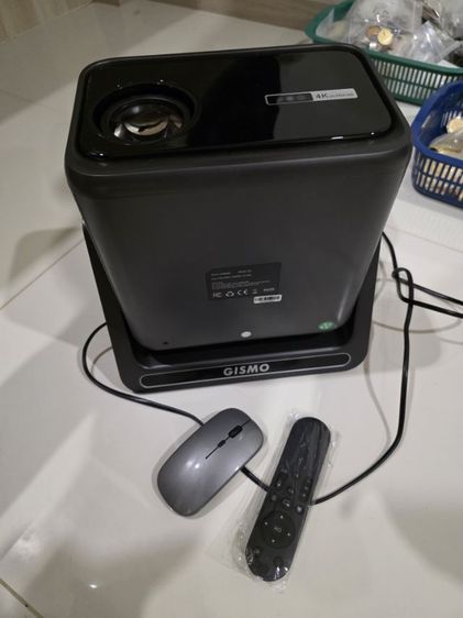 โปรเจคเตอร์ Gismo รุ่นใหม่ 4K Projector สีดำ พร้อมเม้าส์ และรีโมท เดิมๆ พร้อมใช้งานอย่างดี พร้อมส่ง รูปที่ 7