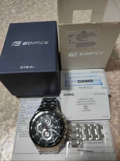 นาฬิกา Casio Edifice กล่อง ใบเสร็จ อุปกรณ์ ครบ