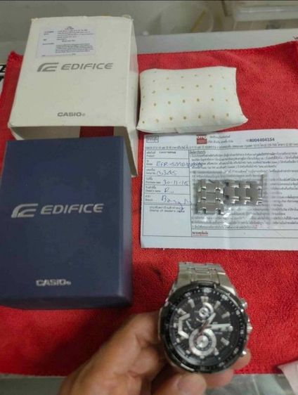 นาฬิกา Casio Edifice กล่อง ใบเสร็จ อุปกรณ์ ครบ รูปที่ 2