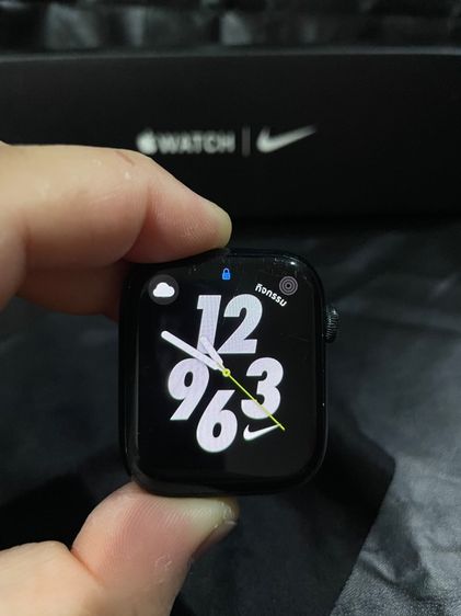 Apple Watch Series 7  45mm Nike beta 76 สี Midnight Aluminium สภาพรอยตามการใช้งาน 97 รูปที่ 3