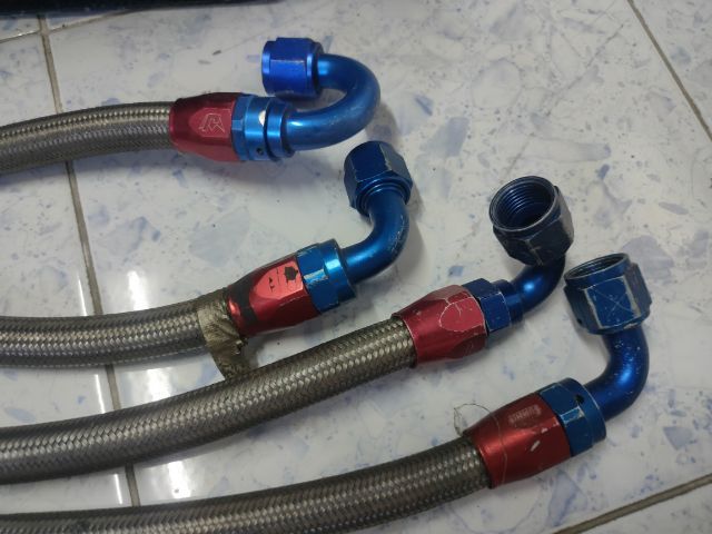 ออยล์คูลเลอร์ TRUST  adapter TRUST สำหรับเครื่อง 2JZ GTE แท้มือ2 รูปที่ 8