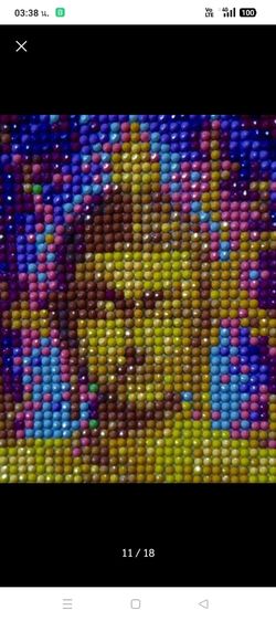 งานฝีมือแต่งด้วยลูกปัดสุดงามสภาพเยี่ยม รูปที่ 10