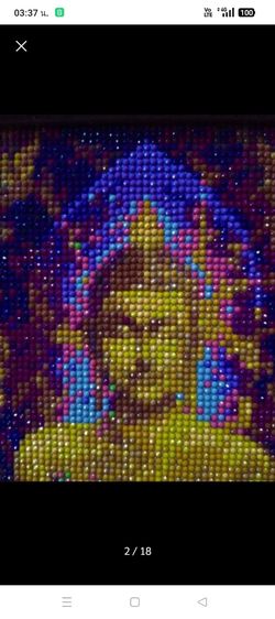 งานฝีมือแต่งด้วยลูกปัดสุดงามสภาพเยี่ยม รูปที่ 2
