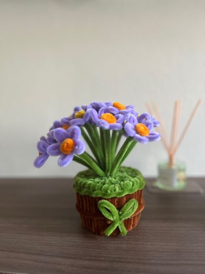 Handmade Pipe Cleaner Flower Pots – Support a Child’s Craft 🌸🌿 รูปที่ 2