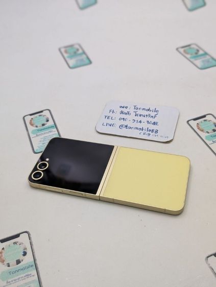 ขาย เทิร์น Samsung Galaxy Z Flip 6 512 GB Yellow ศูนย์ไทย สภาพสวย มีตัวเครื่องอย่างเดียว ไม่มีอุปกรณ์อื่น เพียง 10,990 บาท เท่านั้น ครับ รูปที่ 2