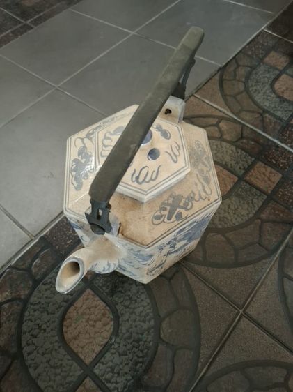 กาน้ำ กระเบี้องเก่า หูทองเหลือง รูปที่ 5