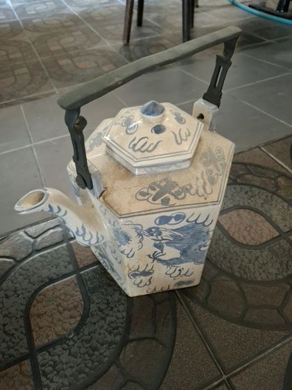 กาน้ำ กระเบี้องเก่า หูทองเหลือง รูปที่ 6