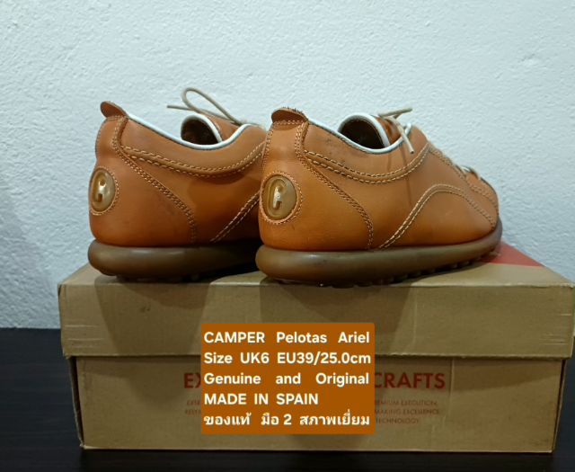 CAMPER Pelotas Ariel Sneakers, Women's 6UK 39EU(25.0cm) Original ของแท้ มือ 2 สภาพเยี่ยม, รองเท้า CAMPER หนังแท้ พื้นเต็ม Soft แท้ สวยมาก รูปที่ 14