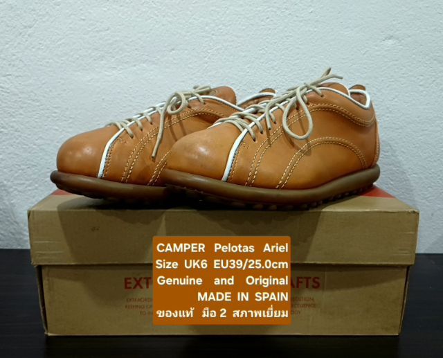 CAMPER Pelotas Ariel Sneakers, Women's 6UK 39EU(25.0cm) Original ของแท้ มือ 2 สภาพเยี่ยม, รองเท้า CAMPER หนังแท้ พื้นเต็ม Soft แท้ สวยมาก รูปที่ 5