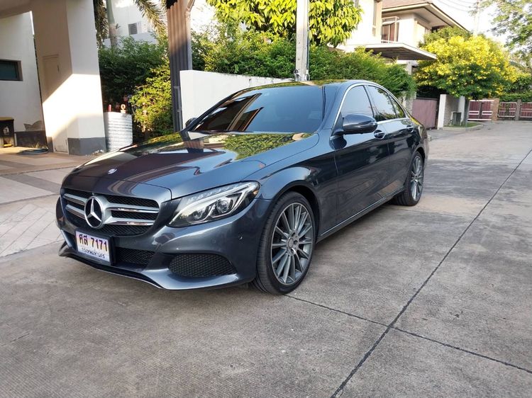 Mercedes-Benz C-Class 2016 C350e Sedan ปลั๊กอินไฮบริด (PHEV) ไม่ติดแก๊ส เกียร์อัตโนมัติ เทา รูปที่ 4