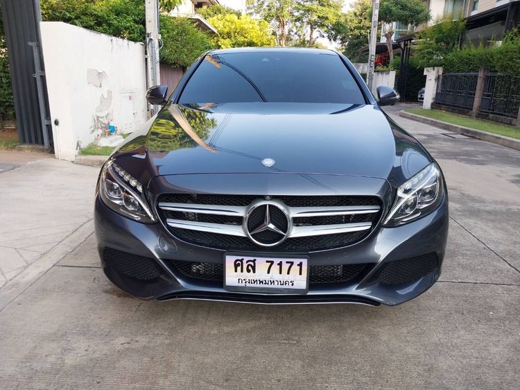Mercedes-Benz C-Class 2016 C350e Sedan ปลั๊กอินไฮบริด (PHEV) ไม่ติดแก๊ส เกียร์อัตโนมัติ เทา รูปที่ 3