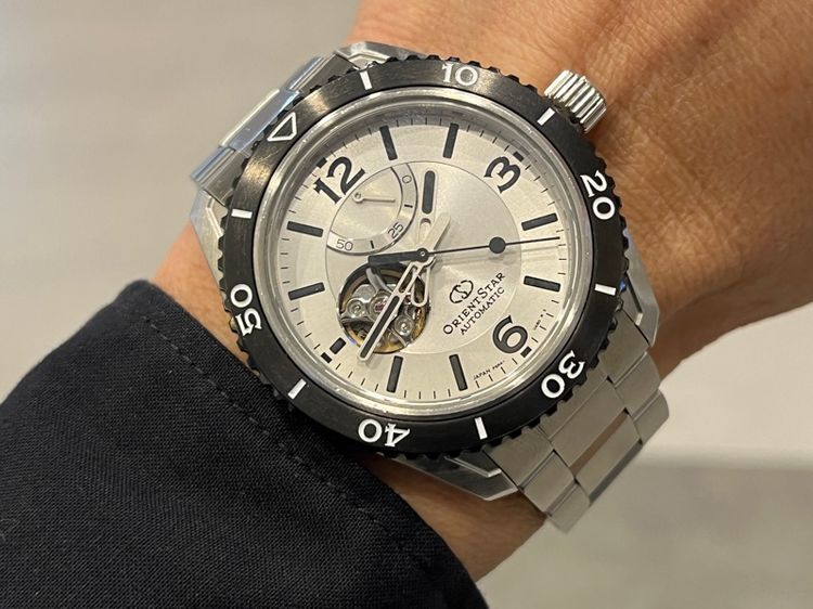 รับเทรด Orient Star Sport Skeleton Automatic กล่องใบครบ